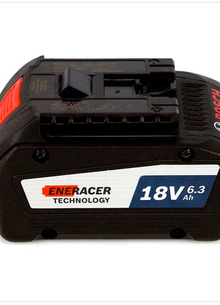 Bosch Starter-Set 18 V mit 2x GBA 6,3 Ah / 6300 mAh EneRacer Professional Akku + GAL 1880 Ladegerät ( 1600A00R1E ) - Toolbrothers