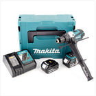 Makita DHP 458 RFJ Akku Schlagbohrschrauber 18V 91Nm im Makpac + 2x 3 Ah Akku + Ladegerät + 60 tlg. Bit und Bohrer Set - Toolbrothers