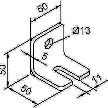 HELM angle bracket 104 W profile 100 steel ( 3000255820 )