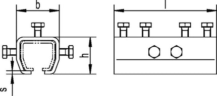 Tuleja łącząca HELM -03 1303 profil 300 ( 3000255812 )