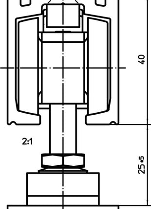 GEZE Einzugsdämpfung Perlan 140 SoftStop 80 kg EV 1 ( 3326039037 )