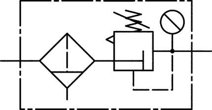 Filtro regulador RIEGLER rosca estándar mm 11.89 ( 4588880460 )