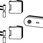 DORMA-GLAS Ferrure de porte en verre STUDIO Rondo/OFFICE Junior métal léger niro anodisé ( 3000254462 )