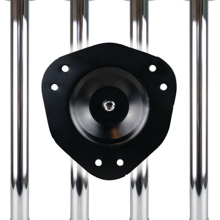 BMB table leg set polished chrome 80 mm height 710 mm ( 3000273149 )