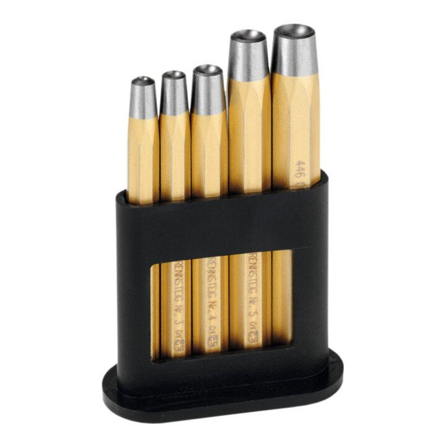 RENNSTEIG Set d’aligneurs de tête de rivet DIN 6435 5 pièces D. de rivet 2-6 mm ( 4000812145 )