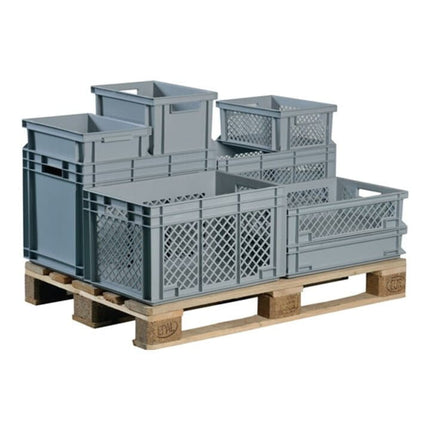 Contenedor apilable de transporte LOCKWEILER L600xW400xH150mm ( 9000447852 )