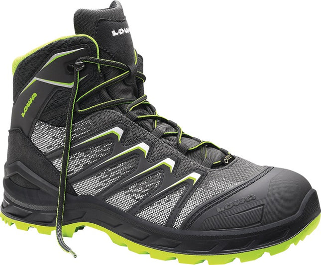 LOWA safety boots Larrox Work GTX grey Mid size 43 grey/green ( 8000469068 )