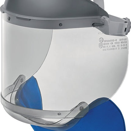 ASCHUA Elektriker Gesichtsschutz GFKKH002-E PC, grau ( 4701030130 )