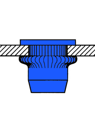 GESIPA Blindnietmutter Nietschaft d x l 11 x 17 mm M8 ( 4000813530 )