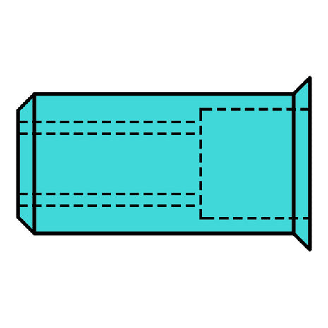 GESIPA Blindnietmutter Nietschaft d x l 9 x 15,5 mm M6 ( 4000813798 )