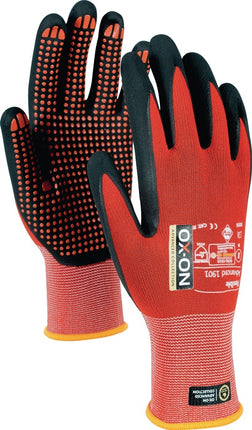 OX-ON Gloves Flexible Advanced 1901 size 10 black/red ( 4000391344 )