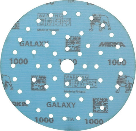 Disque abrasif adhésif MIRKA GALAXY Grip Multifit 150 mm grain 1000 (4000845351)