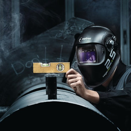 Przyłbica spawalnicza OPTREL Vegaview2.5 Żywotność baterii ok. 3000 h ( 4000370241 )