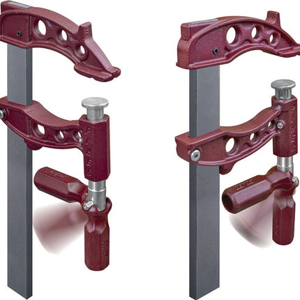 PIHER Hochleistungsschraubzwinge Maxipress F Spannweite 400 mm Ausladung 120 mm ( 4000831002 )