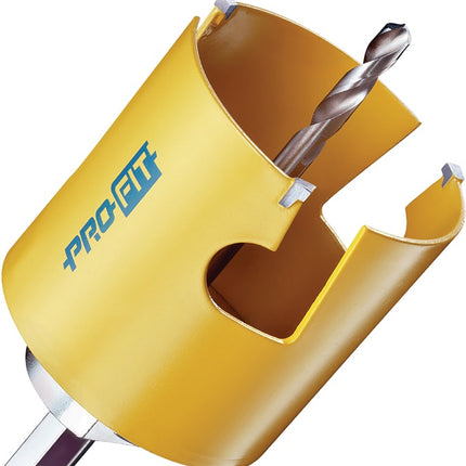 PROFIT Scie cloche Multipurpose Scie-Ø 105 mm Profondeur de coupe 52 mm ( 4000800380 )