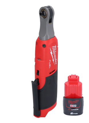 Milwaukee M12 FHIR14-201 carraca a batería 12 V 47 Nm 1/4" sin escobillas + 1x batería 2,0 Ah - sin cargador