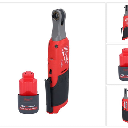 Milwaukee M12 FHIR14-251 Akku Ratsche 12 V 47 Nm 1/4" Brushless + 1x Akku 2,5 Ah - ohne Ladegerät