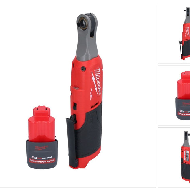 Milwaukee M12 FHIR14-251 Akku Ratsche 12 V 47 Nm 1/4" Brushless + 1x Akku 2,5 Ah - ohne Ladegerät