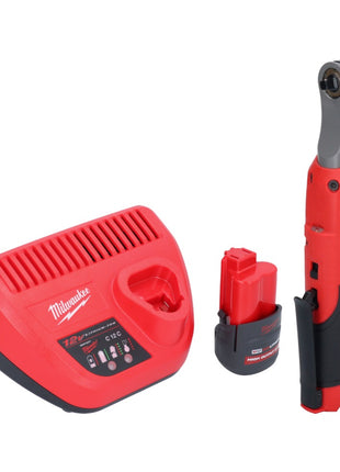 Cliquet à batterie Milwaukee M12 FHIR14-251 12 V 47 Nm 1/4" brushless + 1x batterie 2,5 Ah + chargeur