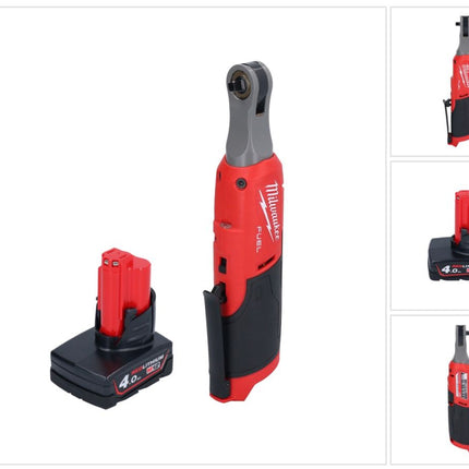 Milwaukee M12 FHIR14-401 carraca a batería 12 V 47 Nm 1/4" sin escobillas + 1x batería 4,0 Ah - sin cargador