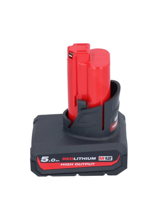 Cliquet à batterie Milwaukee M12 FHIR14-501 12 V 47 Nm 1/4" brushless + 1x batterie 5,0 Ah - sans chargeur