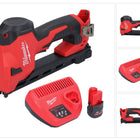 Milwaukee M12 BCST-251 cordless tacker 12 V 19 x 25.4 mm + 1x rechargeable battery 2.5 Ah + charger