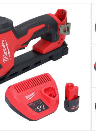 Milwaukee M12 BCST-251 Akku Tacker 12 V 19 x 25,4 mm + 1x Akku 2,5 Ah + Ladegerät