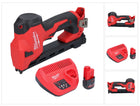 Milwaukee M12 BCST-251 Akku Tacker 12 V 19 x 25,4 mm + 1x Akku 2,5 Ah + Ladegerät