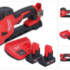 Milwaukee M12 BCST-402 Akku Tacker 12 V 19 x 25,4 mm + 2x Akku 4,0 Ah + Ladegerät