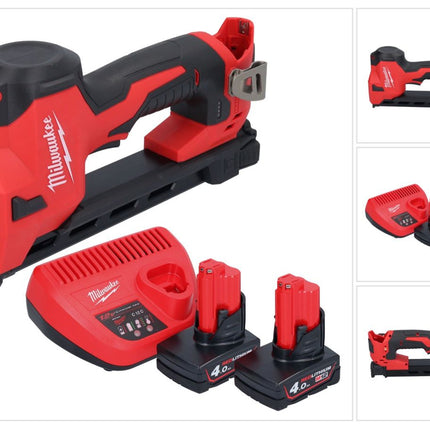 Milwaukee M12 BCST-402 wkrętarka akumulatorowa 12 V 19 x 25,4 mm + 2x akumulator 4,0 Ah + ładowarka