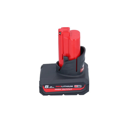 Pinza a batteria Milwaukee M12 BCST-501 12 V 19 x 25,4 mm + 1x batteria ricaricabile 5,0 Ah - senza caricabatterie