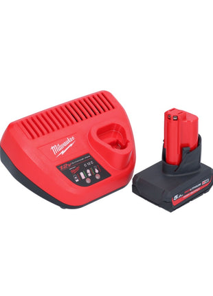 Milwaukee M12 BCST-501 Akku Tacker 12 V 19 x 25,4 mm + 1x Akku 5,0 Ah + Ladegerät