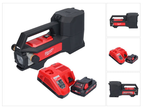 Bomba de trasvase a batería Milwaukee M18 BTP-301 18 V 1817 l/h + 1x batería 3,0 Ah + cargador