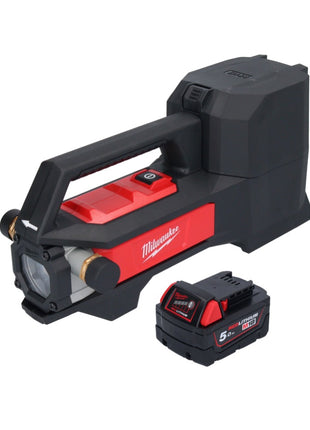 Milwaukee M18 BTP-501 Akku Transferpumpe 18 V 1817 l/h + 1x Akku 5,0 Ah - ohne Ladegerät