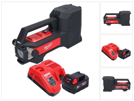 Bomba de trasvase a batería Milwaukee M18 BTP-501 18 V 1817 l/h + 1x batería 5,0 Ah + cargador