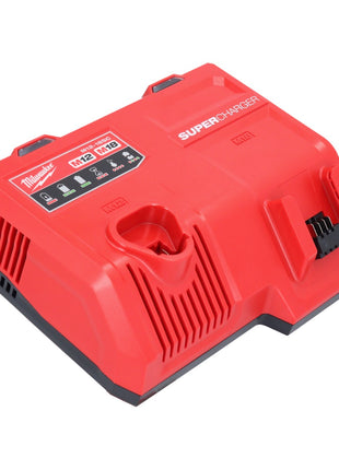 Milwaukee M12-18SC Schnellladegerät 12 V / 18 V 13,5 Ampere ( 4932471735 ) für Li-Ion Akkus