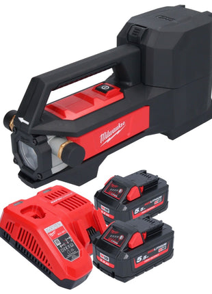 Milwaukee M18 BTP-552 Akku Transferpumpe 18 V 1817 l/h + 2x Akku 5,5 Ah + Ladegerät