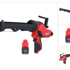 Milwaukee M12 PCG/310-201 cordless cartridge press 12 V 310 ml + 1x battery 2.0 Ah - without charger