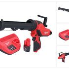 Milwaukee M12 PCG/310-201 cordless cartridge press 12 V 310 ml + 1x battery 2.0 Ah + charger