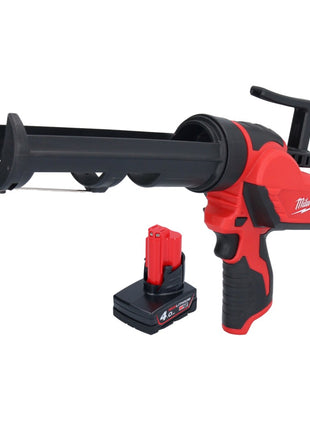 Milwaukee M12 PCG/310-401 Akku Kartuschenpresse 12 V 310 ml + 1x Akku 4,0 Ah - ohne Ladegerät