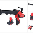 Milwaukee M12 PCG/310-501 cordless cartridge gun 12 V 310 ml + 1x battery 5.0 Ah - without charger