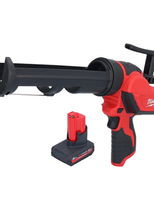 Pistolet à cartouche sans fil Milwaukee M12 PCG/310-501 12 V 310 ml + 1x batterie 5,0 Ah - sans chargeur