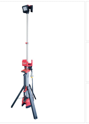 Milwaukee M18 HOSALC-0 Akku Baustrahler 18 V 1,0 - 2,20 m 6000 lm Solo ( 4933478116 ) - ohne Akku, ohne Ladegerät