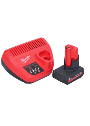 Aspirador a batería Milwaukee M12 HV-501 12 V + 1x batería 5,0 Ah + cargador