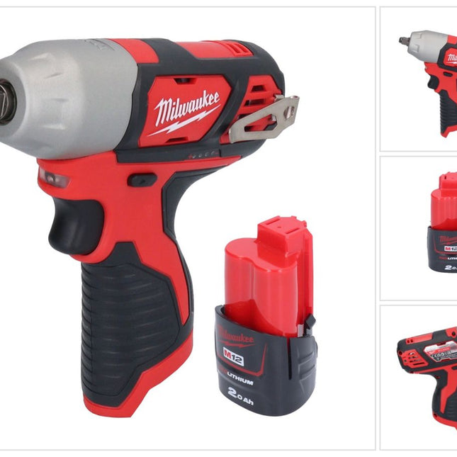 Milwaukee M12 BIW38-201 Akku Schlagschrauber 12 V 135 Nm 3/8˝ + 1x Akku 2,0 Ah - ohne Ladegerät