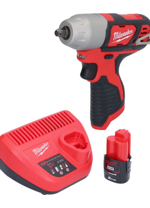 Milwaukee M12 BIW38-201 akumulatorowy klucz udarowy 12 V 135 Nm 3/8˝ + 1x akumulator 2,0 Ah + ładowarka