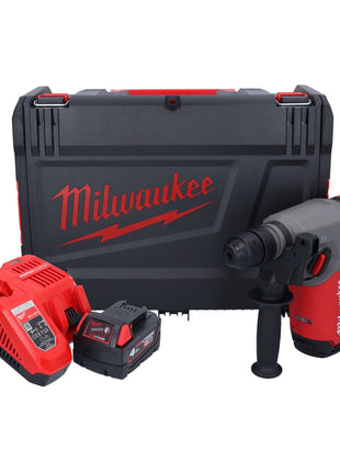 Milwaukee M18 ONEFHX-401X Akumulatorowy młot udarowo-obrotowy 18 V 2,5 J SDS-Plus Brushless + 1x akumulator 4,0 Ah + ładowarka + skrzynka HD