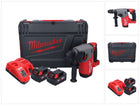 Milwaukee M18 ONEFHX-502X Akumulatorowy młot udarowo-obrotowy 18 V 2,5 J SDS-Plus Brushless + 2x akumulator 5,0 Ah + ładowarka + skrzynka HD