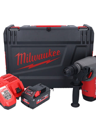 Milwaukee M18 ONEFHX-551X marteau combiné sans fil 18 V 2,5 J SDS-Plus Brushless + 1x batterie 5,5 Ah + chargeur + HD-Box