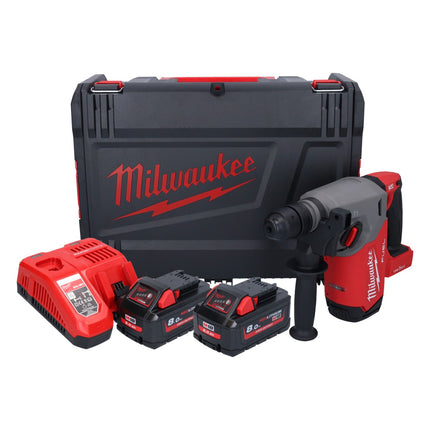 Milwaukee M18 ONEFHX-802X Martello combinato a batteria 18 V 2,5 J SDS-Plus Brushless + 2x batteria 8,0 Ah + caricatore + scatola HD